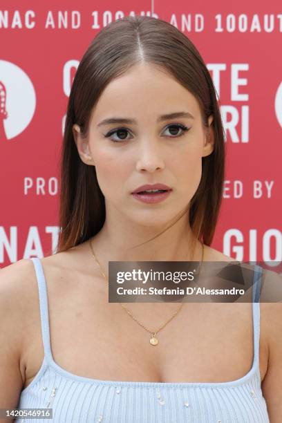 Alba Baptista attends the photocall for the Miu Miu Women's Tales at the 79th Venice International Film Festival on September 03, 2022 in Venice,...