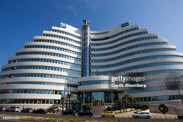 The headquarters of Portugal Telecom SGPS SA's mobile unit, Telecomunicacoes Moveis Nacionais SA , stands in Lisbon, Portugal, on Thursday, March 29,...