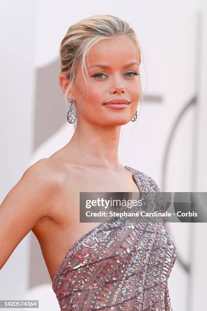 Frida Aasen attends the "Argentina, 1985" red carpet at the 79th Venice International Film Festival on September 03, 2022 in Venice, Italy.
