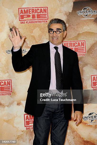 Eugene Levy attends the photocall of 'American Reunion' at Ritz Carlton on March 29, 2012 in Berlin, Germany.
