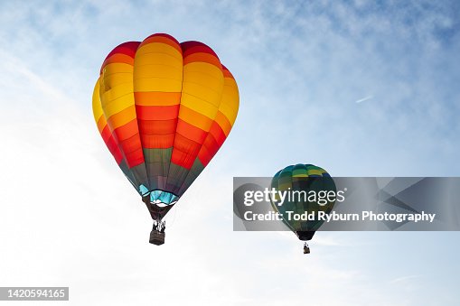 Two Hot Air Balloons