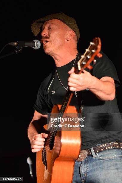 Foy Vance performs on stage at the Eventim Apollo on September 03, 2022 in London, England.