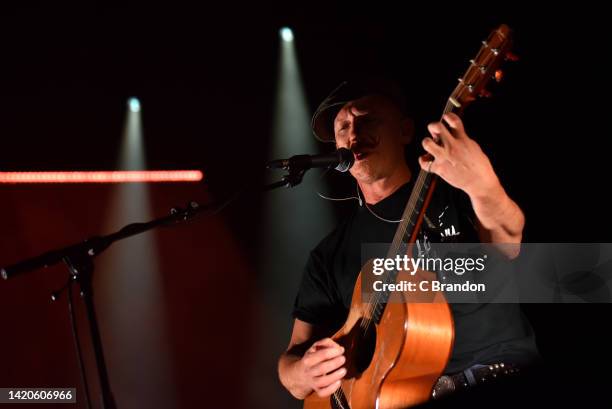 Foy Vance performs on stage at the Eventim Apollo on September 03, 2022 in London, England.