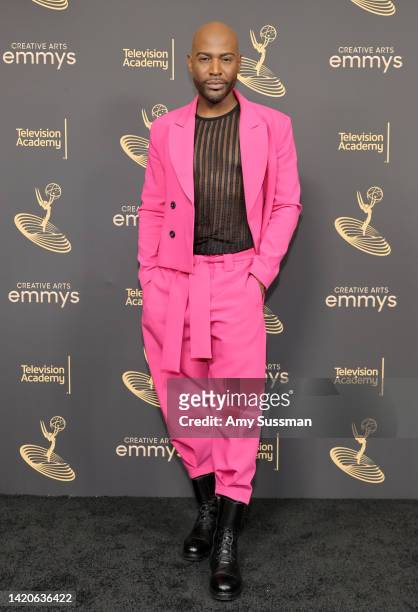 Karamo Brown attends the 2022 Creative Arts Emmys at Microsoft Theater on September 03, 2022 in Los Angeles, California.