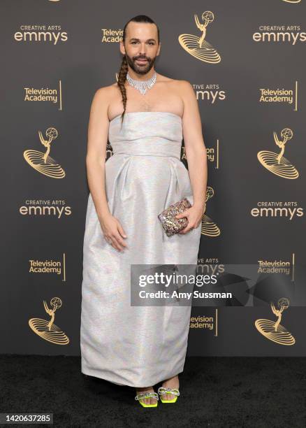 Jonathan Van Ness attends the 2022 Creative Arts Emmys at Microsoft Theater on September 03, 2022 in Los Angeles, California.
