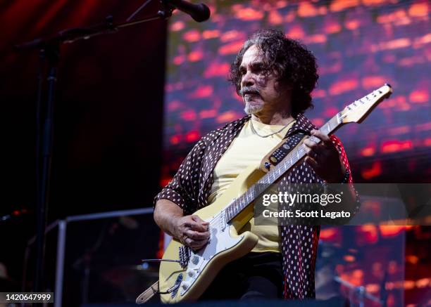 John Oates of Daryl Hall & John Oates performs on day 1 of the ALL IN Arts & Music Festival at Indiana State Fairgrounds on September 03, 2022 in...