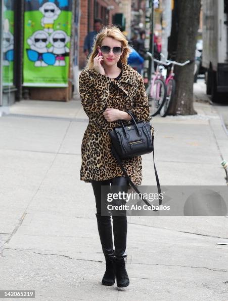Emma Roberts sighting on the Streets of Manhattan on March 29, 2012 ...