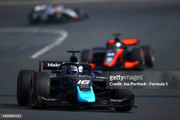 Roy Nissany of Israel and DAMS drives on track during the Round 12:Zandvoort Feature race of the Formula 2 Championship at Circuit Zandvoort on...