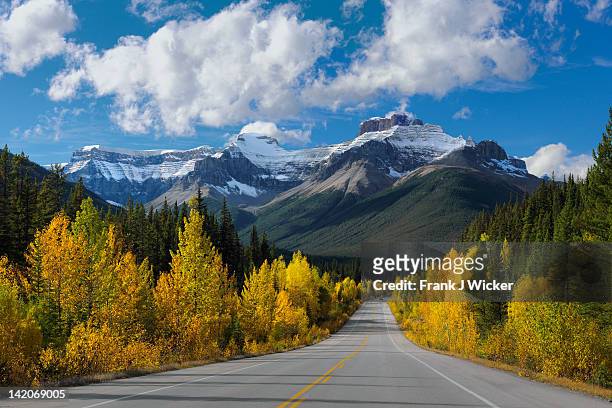 autumn in  canadian rockies - canada rockies fotografías e imágenes de stock