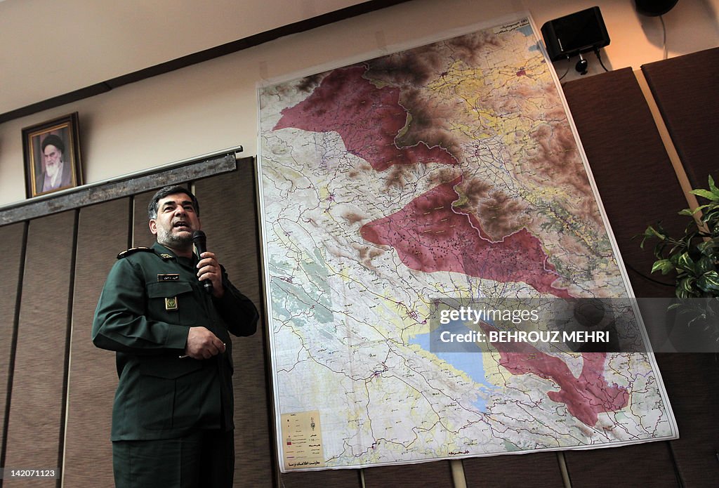Major Hammad Rwd The Revolutionary Guards commander, Colonel Hamid Ahmadi explains the ...