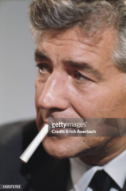 American composer, conductor and pianist Leonard Bernstein , circa 1970.