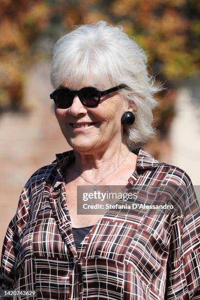 Caterina Caselli is seen during the 79th Venice International Film Festival on September 04, 2022 in Venice, Italy.