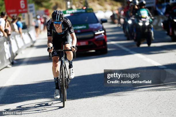 Thymen Arensman of Netherlands and Team DSM attacks in the breakaway during the 77th Tour of Spain 2022, Stage 15 a 152,6km stage from Martos to...