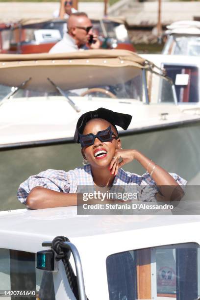 Janicza Bravo is seen during the 79th Venice International Film Festival on September 04, 2022 in Venice, Italy.