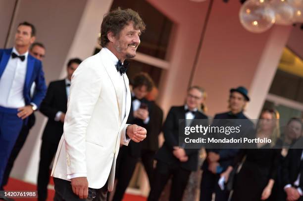 Chilean actor Pedro Pascal at the 79 Venice International Film Festival 2022. Argentina Red Carpet. Venice , September 3rd, 2022