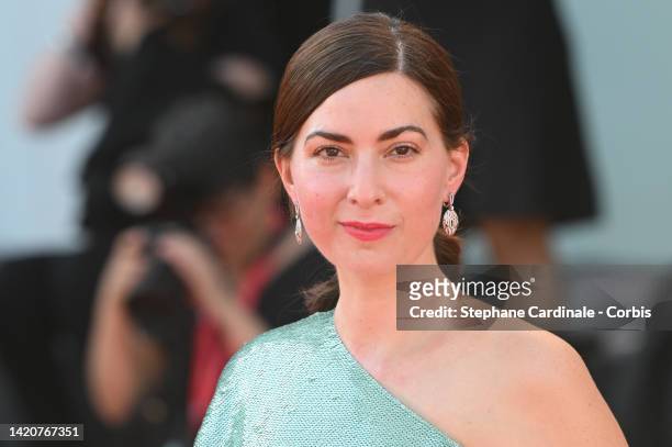 Director Rebecca Zlotowski attends the "Ti Mangio Il Cuore" and "Les Enfants Des Autres" red carpet at the 79th Venice International Film Festival on...