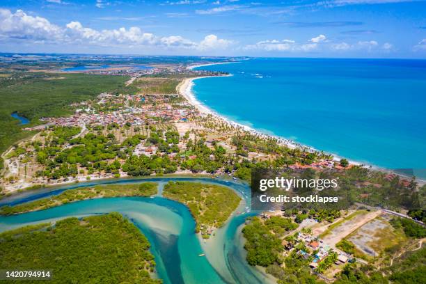 playa maracaipe en porto de galinhas - porto galinhas fotografías e imágenes de stock