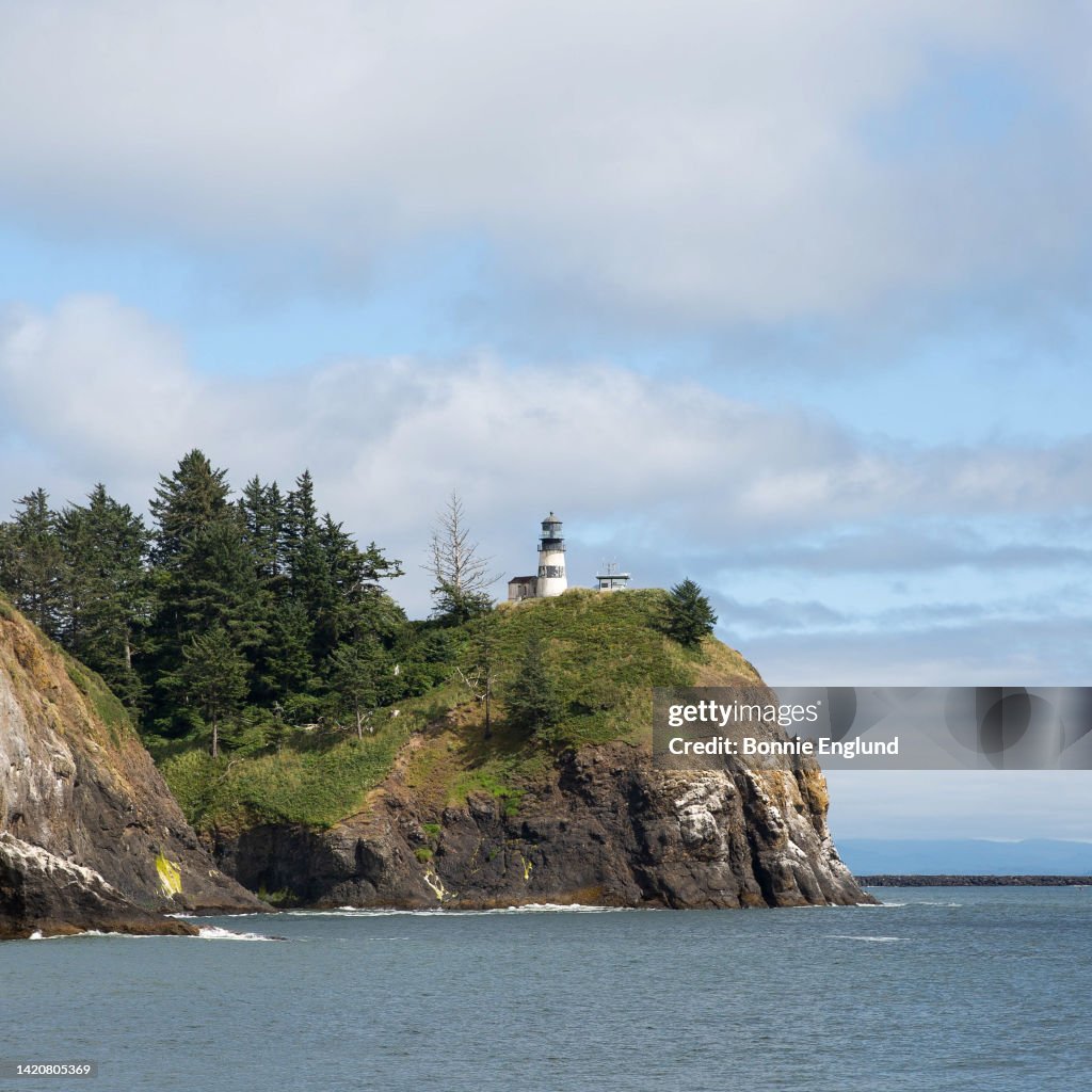 Lighthouse on a hill