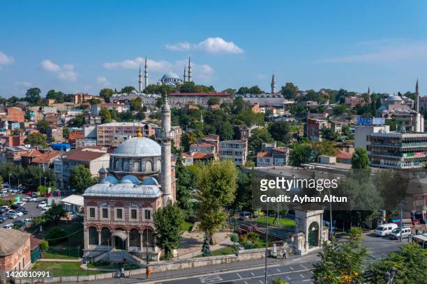 historical peninsula of istanbul, turkey - suleymaniye mosque stock pictures, royalty-free photos & images