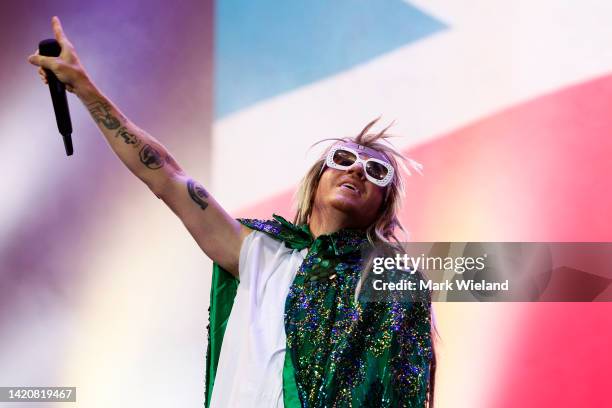 Macklemore performs at the Superbloom Festival 2022 on September 04, 2022 in Munich, Germany.