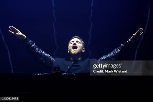 David Guetta performs at the Superbloom Festival 2022 on September 04, 2022 in Munich, Germany.
