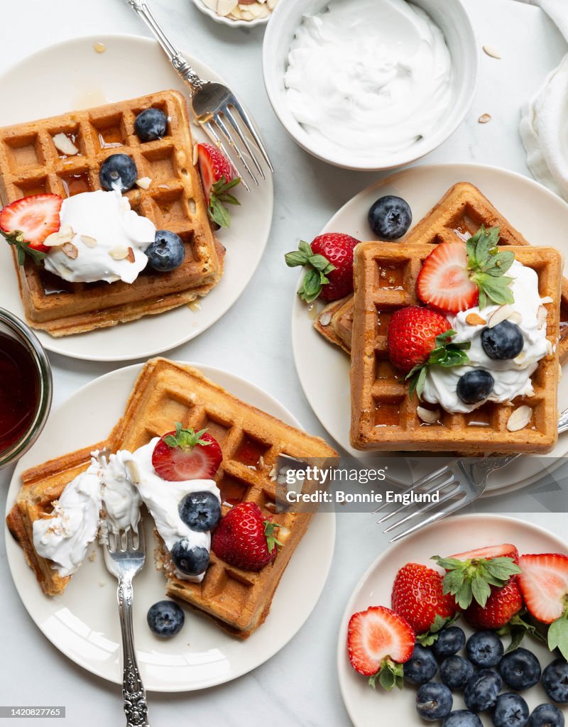 Waffles for breakfast