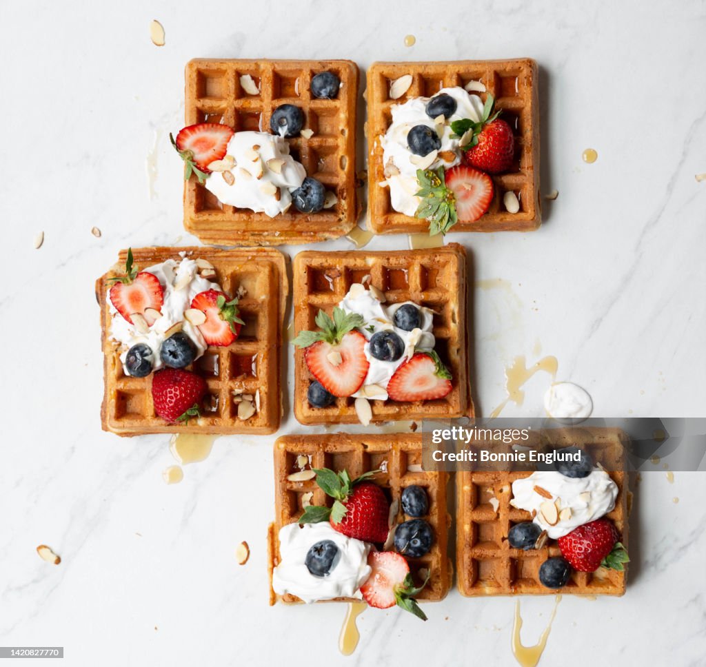 Waffles for breakfast