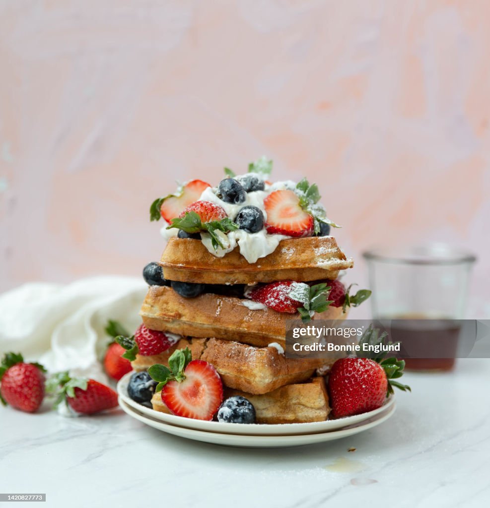 Waffles for breakfast