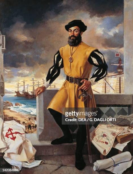 Portrait of Ferdinand Magellan , Portuguese explorer.