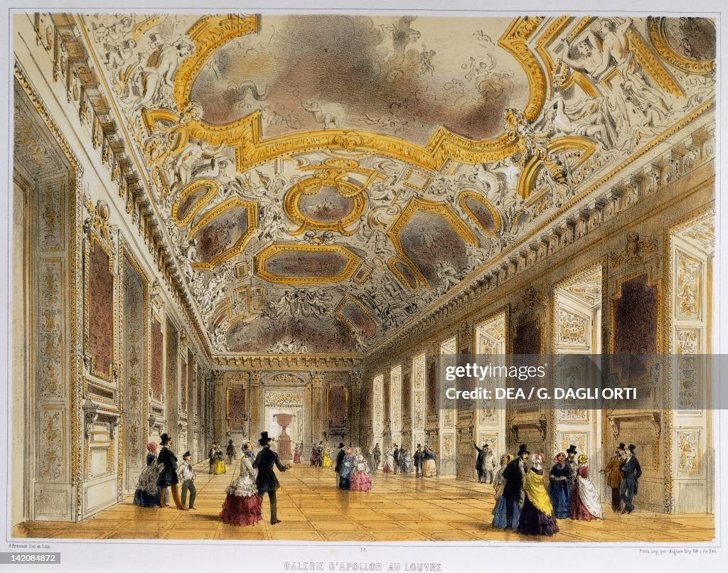 The Apollo Gallery in Louvre, 