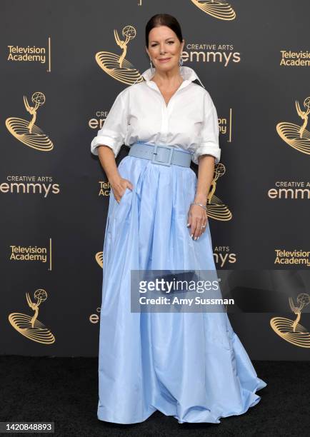 Marcia Gay Harden attends the 2022 Creative Arts Emmys at Microsoft Theater on September 04, 2022 in Los Angeles, California.