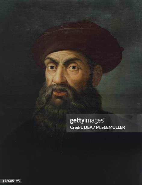 Portrait of Ferdinand Magellan , Portuguese explorer.