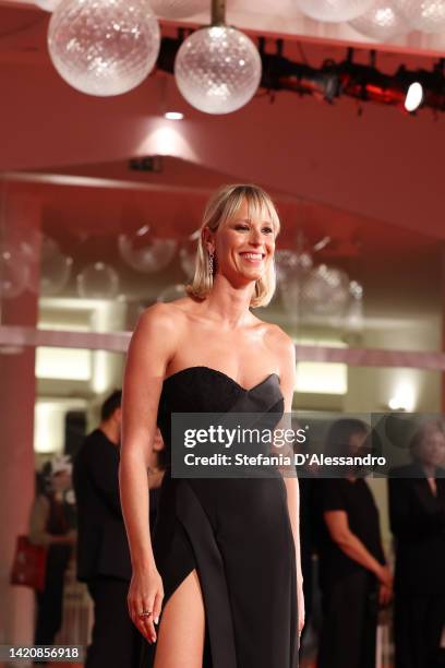 Federica Pellegrini attends "The Whale" red carpet at the 79th Venice International Film Festival on September 04, 2022 in Venice, Italy.