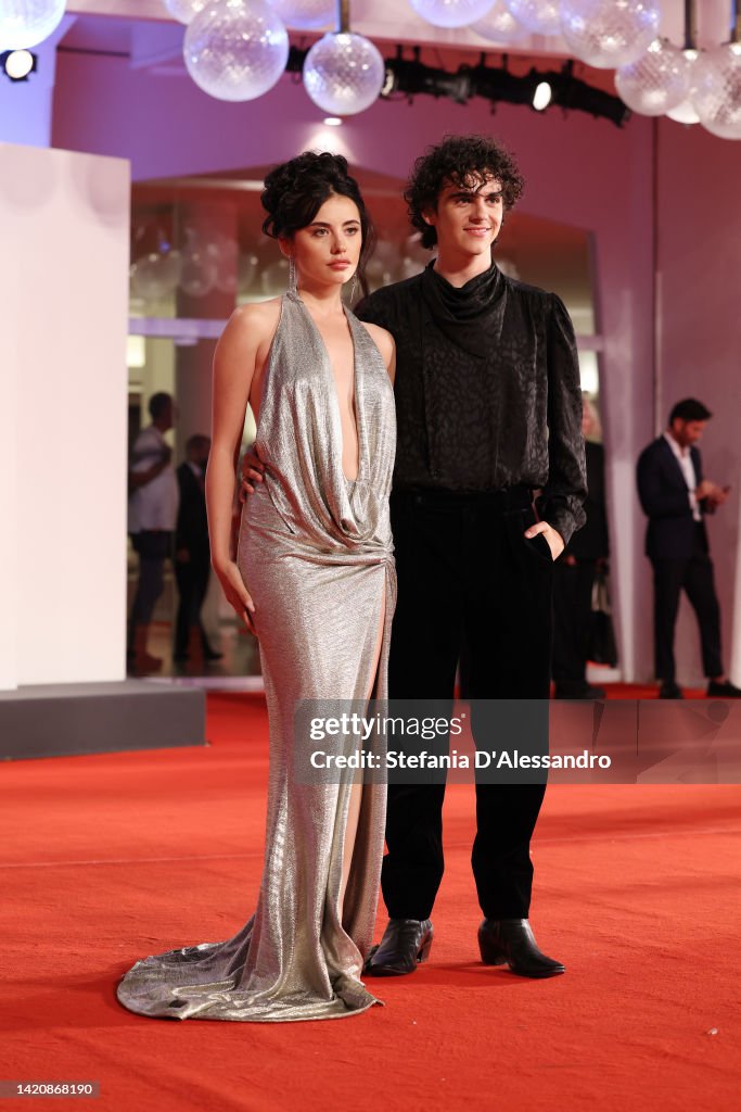 Jack Dylan Grazer and Morgan Cohen attend "The Whale" red carpet at