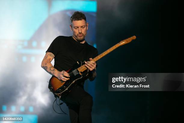 Nathan Connolly of Snow Patrol performs live at Electric Picnic 2022 at Stradbally Hall Estate on September 04, 2022 in Laois, Ireland.