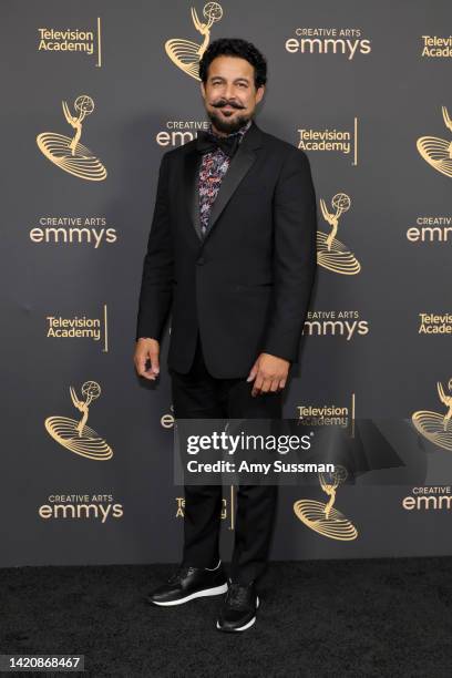 Jon Huertas attends the 2022 Creative Arts Emmys at Microsoft Theater on September 04, 2022 in Los Angeles, California.