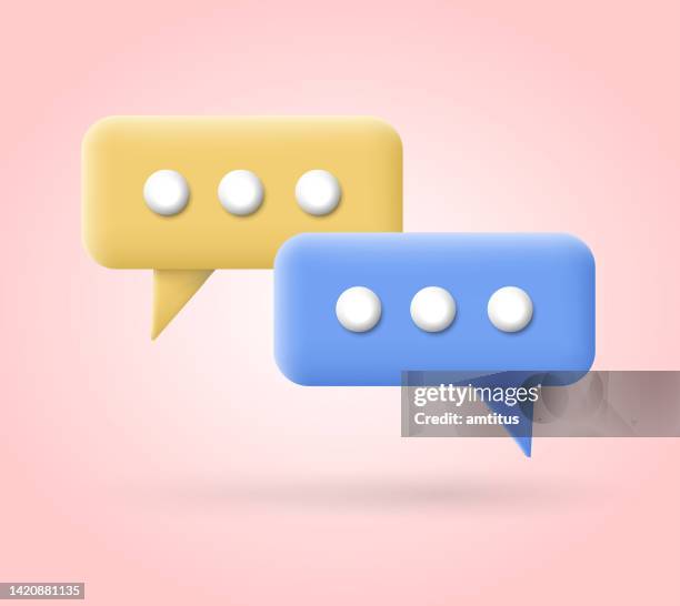 communication bubbles - faq stock illustrations