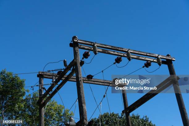 aging infrastructure at a small rural dam  producing electricity - file wisconsin pole of inaccessibility.png stock pictures, royalty-free photos & images