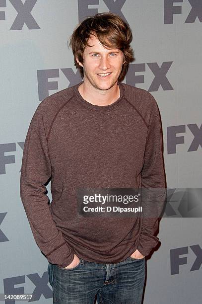 Actor Derek Richardson attends the 2012 FX Ad Sales Upfront at Lucky Strike on March 29, 2012 in New York City.