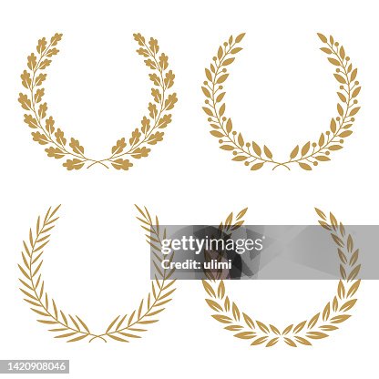 Golden wreaths Golden wreaths