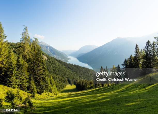 gebirgslandschaft - switzerland stock pictures, royalty-free photos & images