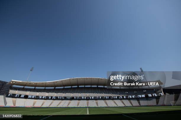 Turkiye A general view of the venue at Ataturk Olympic Stadium on August 29, 2022 in Istanbul, Turkiye. The Ataturk Olympic Stadium is the venue of...