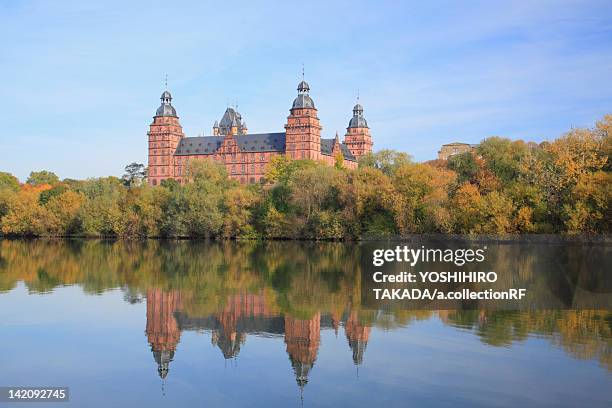 schloss johannisburg - aschaffenburg stockfoto's en -beelden