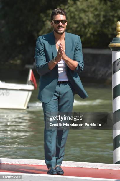 Italian fashion blogger and entrepreneur Mariano Di Vaio at the 79 Venice International Film Festival 2022. Arrival at Lido. Venice , September 4th,...