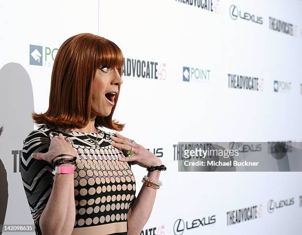 Miss Coco Peru arrives at The Advocate 45th Presented by Lexus held at The Beverly Hilton Hotel on March 29, 2012 in Beverly Hills, California.
