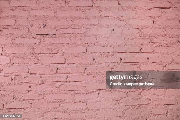 pink brick wall - art deco shapes stock pictures, royalty-free photos & images
