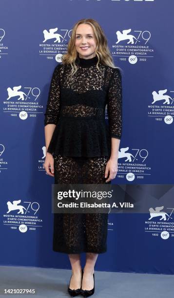 Kerry Condon attends the photocall for "The Banshees Of Inisherin" at the 79th Venice International Film Festival on September 05, 2022 in Venice,...