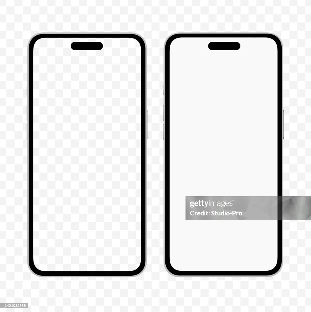 Telefonvorlage ähnlich wie iPhone Mockup
