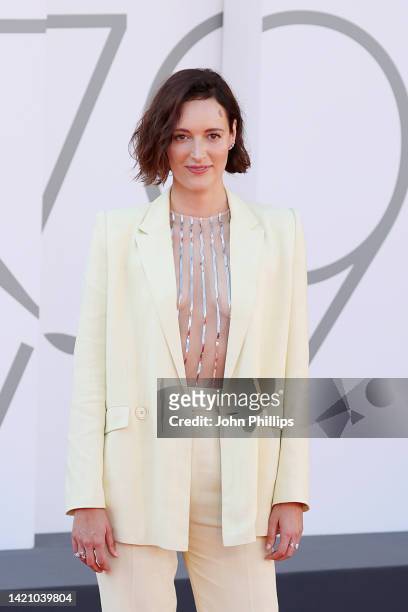 Phoebe Waller-Bridge attends "The Banshees Of Inisherin" red carpet at the 79th Venice International Film Festival on September 05, 2022 in Venice,...