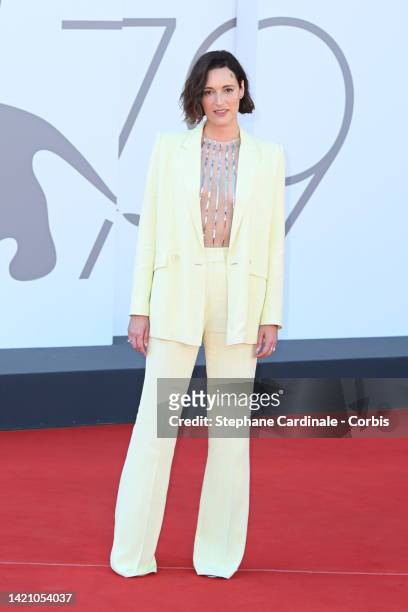 Phoebe Waller-Bridge attends "The Banshees Of Inisherin" red carpet at the 79th Venice International Film Festival on September 05, 2022 in Venice,...
